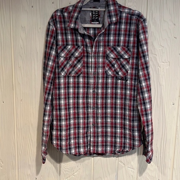 Billabong Men's Cotton Long Sleeve Shirt Medium - Picture 1 of 10